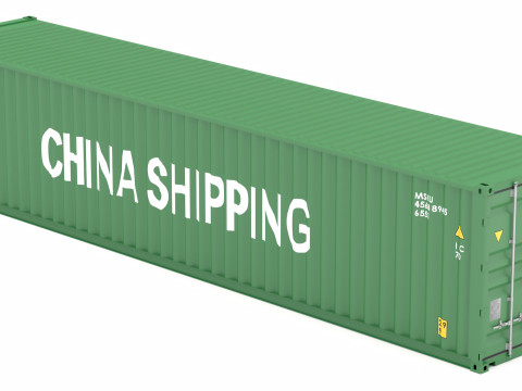 Contêiner de transporte chinês Modelo 3D