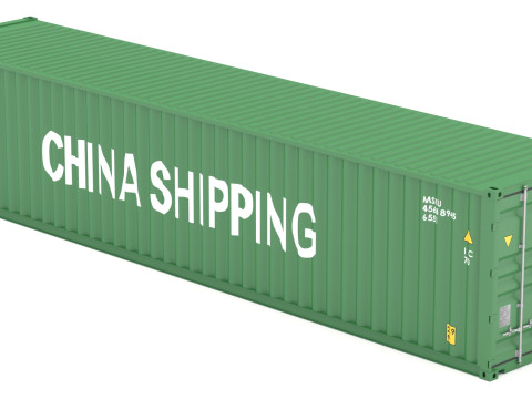 Contêiner de transporte chinês Modelo 3D