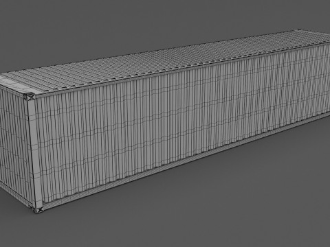 Contêiner de transporte chinês Modelo 3D