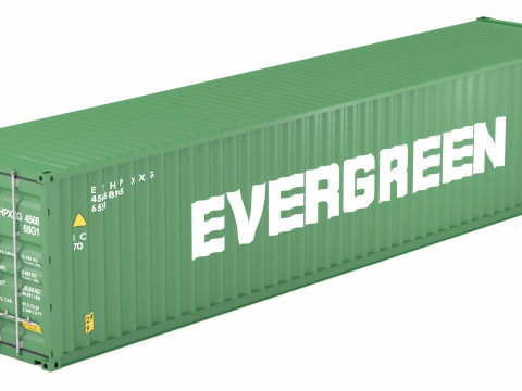 长荣海运集装箱 3D 模型