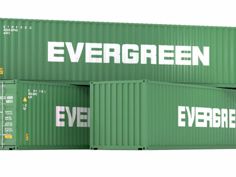エバーグリーン輸送コンテナ 3Dモデル
