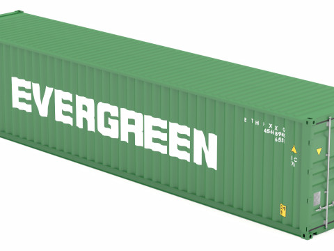 长荣海运集装箱 3D 模型