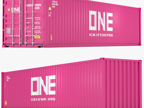 Un container Modello 3D