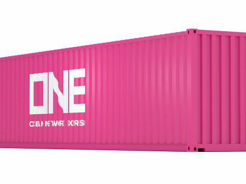 Один транспортный контейнер 3D Модель