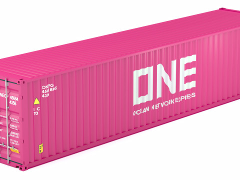 Один транспортный контейнер 3D Модель