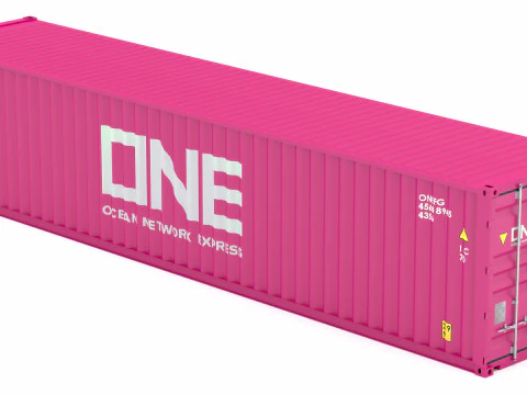 輸送用コンテナ 1 個 3Dモデル