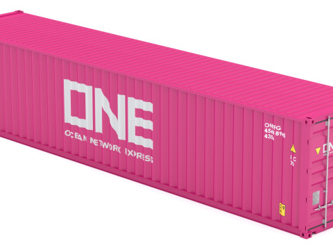 Один транспортный контейнер 3D Модель