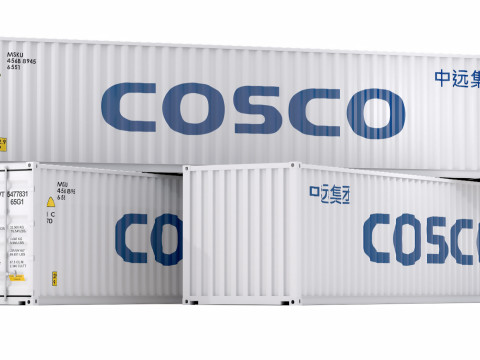 शिपिंग कंटेनर 3D मॉडल