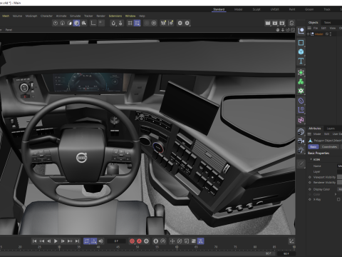 Volvo fh16 2021 Model 3D