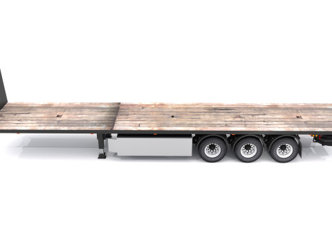 Industrial Trailer 3D Model