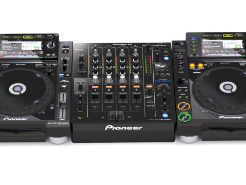 Pioneer dj set 3D Модель