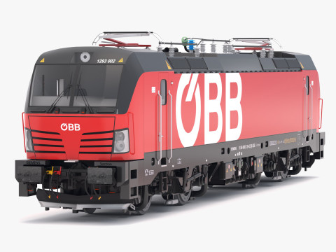 지멘스 Vectron OBB 기관차 3D 모델