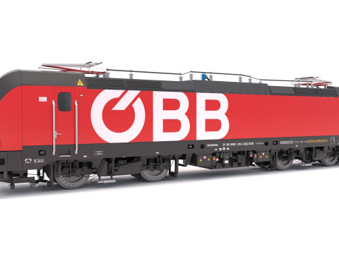 Siemens Vectron OBB Locomotive 3D Model