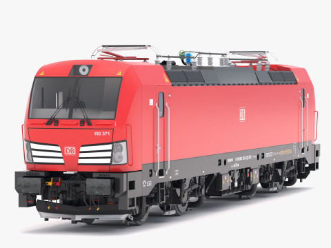 シーメンス ベクトロン DB 機関車 3Dモデル