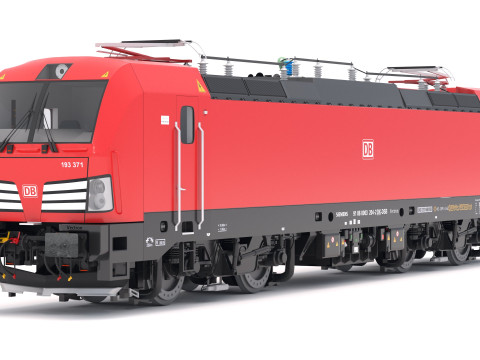 Локомотив Siemens Vectron DB 3D Модель