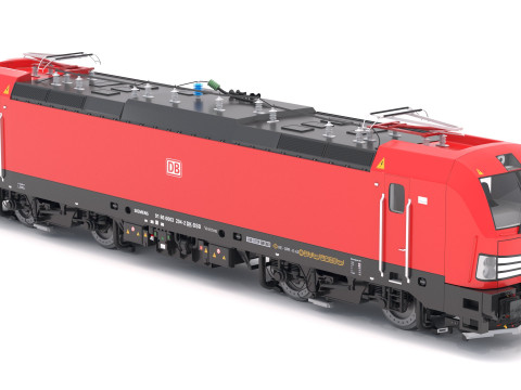 Локомотив Siemens Vectron DB 3D Модель