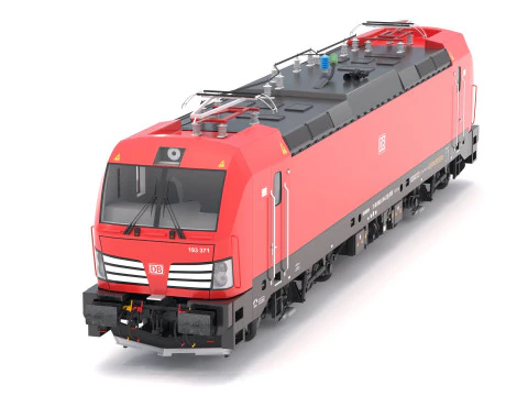 Locomotiva Siemens Vectron DB Modello 3D