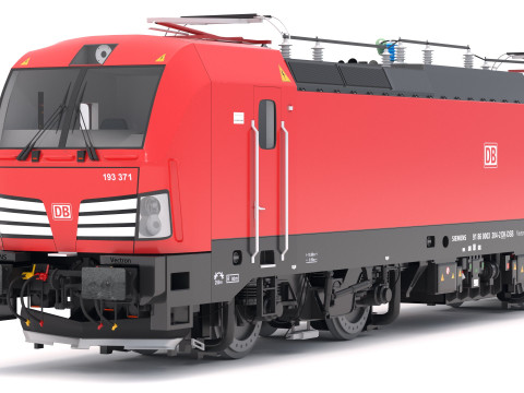 Локомотив Siemens Vectron DB 3D Модель