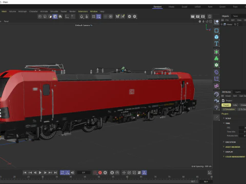 Locomotiva Siemens Vectron DB Modello 3D