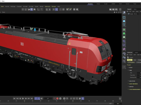 Locomotiva Siemens Vectron DB Modello 3D
