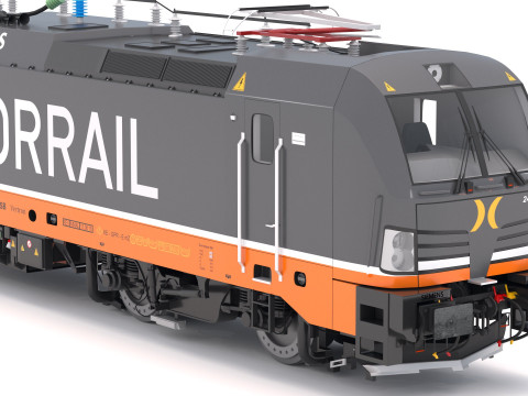 Locomotiva ferroviaria Siemens Vectron Hector Modello 3D