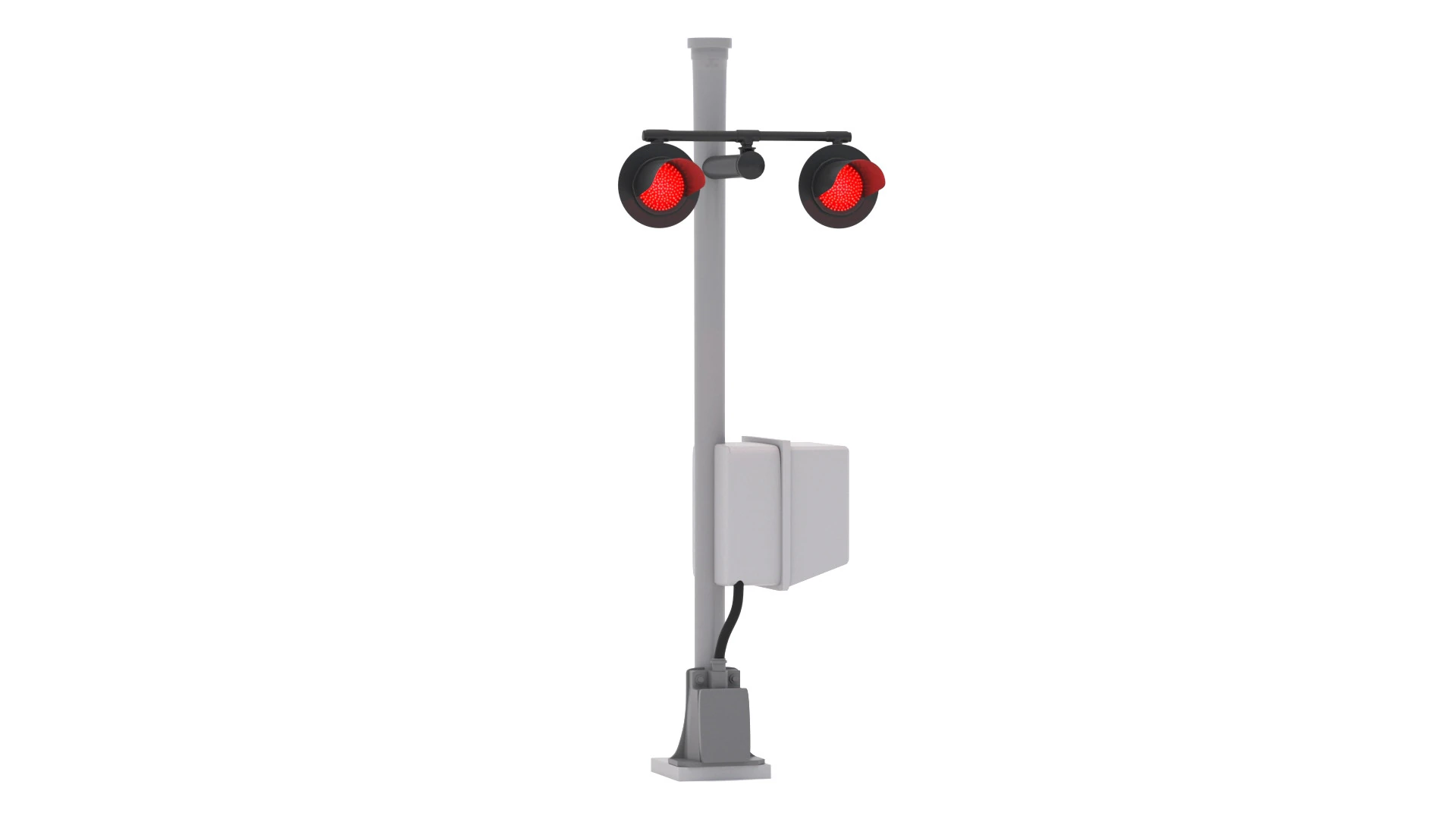 Crossing Signal 1 3D Model .c4d .max .obj .3ds .fbx .stl .blend 