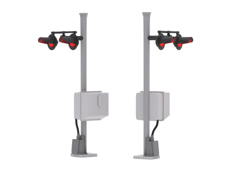 क्रॉसिंग सिग्नल 1 3D मॉडल