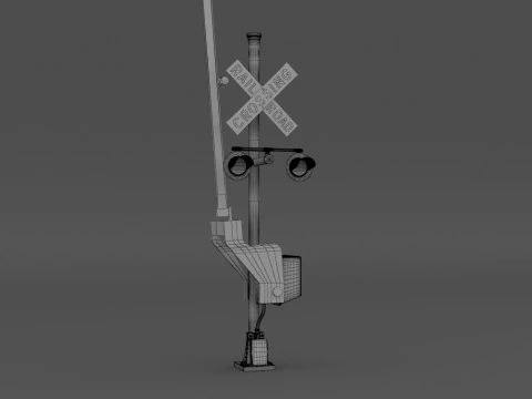 Crossing Signal 2 3D Model