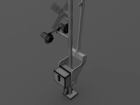Crossing Signal 2 3D Model