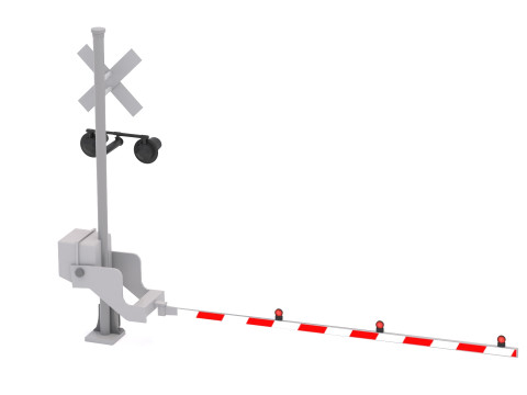 Пересечение сигнала 3 3D Модель