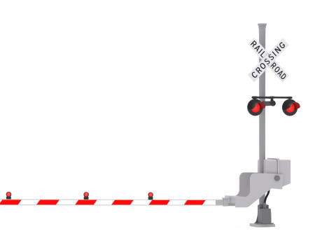 Пересечение сигнала 3 3D Модель