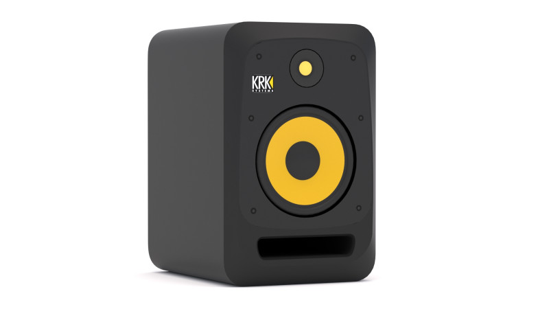 KRK V8 S4 Studio Monitor 3D Model .c4d .max .obj .3ds .fbx .stl .blend