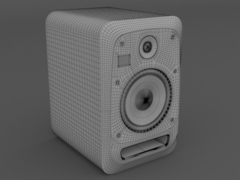 KRK V8 S4 Studio Monitor 3D Model