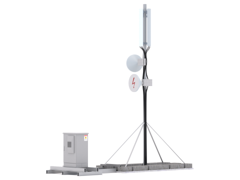 Antena de Rede Modelo 3D