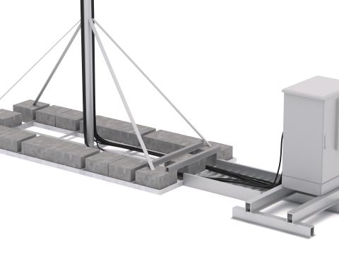 Network Antenna 3D Model