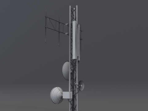 Network Antenna 3D Model