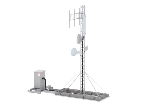 Network Antenna Tower 3D Model