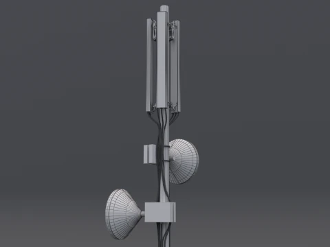 Network Antenna Tower 3D Model