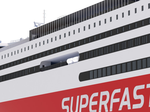 运送 Superfast XI - Superfast Ferries 3D 模型