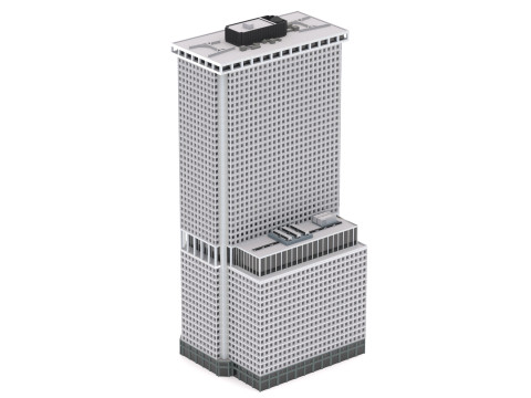 Bir New York Plaza 3D Model