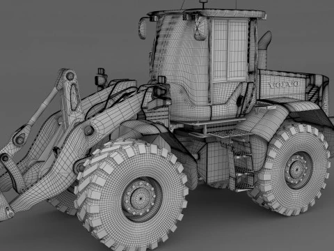 Caricatore Volvo l90f Modello 3D