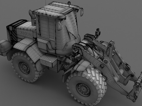 वोल्वो l90f लोडर 3D मॉडल