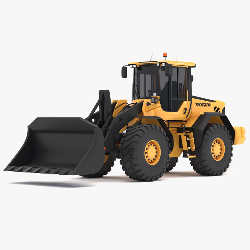 Carregadeira Volvo l90f 2 Modelo 3D .c4d .max .obj .3ds .fbx .stl .blend 