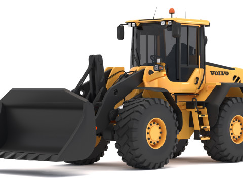 Carregadeira Volvo l90f 2 Modelo 3D