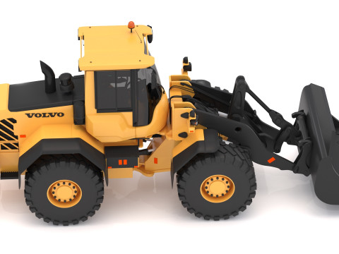 Carregadeira Volvo l90f 2 Modelo 3D
