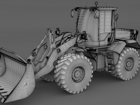 Carregadeira Volvo l90f 2 Modelo 3D