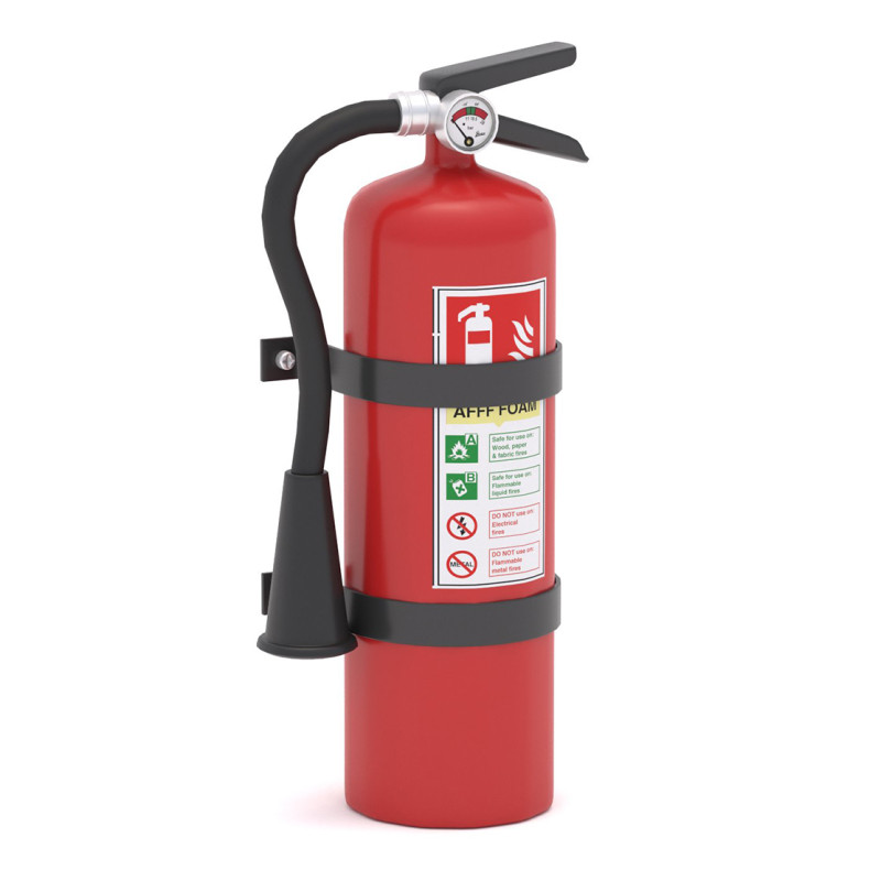 Extintor de incendios 01 Modelo 3D .c4d .max .obj .3ds .fbx .stl .blend
