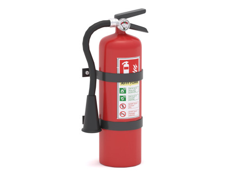 Вогнегасник 01 3D Модель