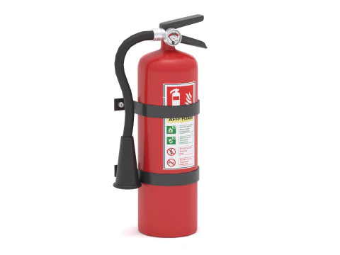 Fire Extinguisher 01 3D Model