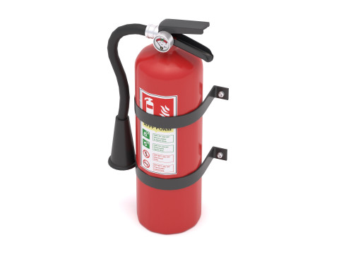 Extintor de incendios 01 Modelo 3D